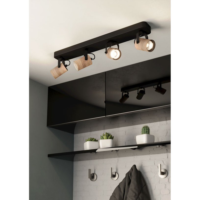 СПОТ 4XGU10 CAYUCA ЧЕРЕН EGLO@ СПОТ 4XGU10 CAYUCA ЧЕРЕН EGLO@