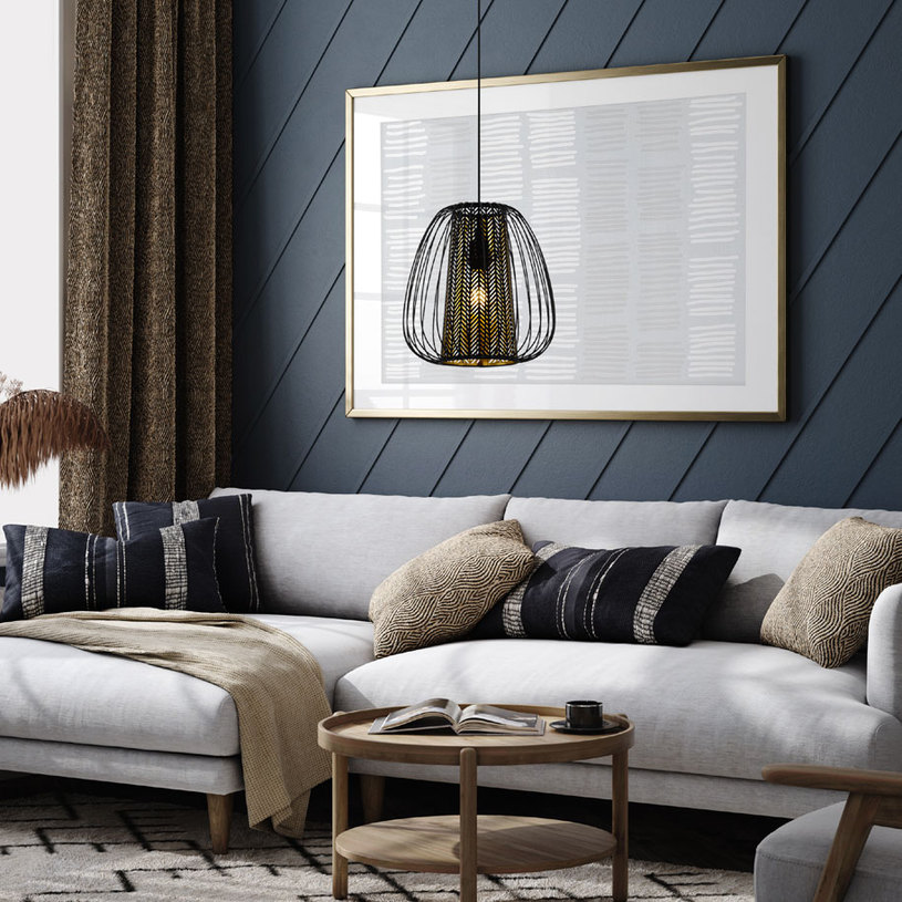 ПЕНДЕЛ E27 CURASAO ЧЕРЕН EGLO^^ ПЕНДЕЛ E27 CURASAO ЧЕРЕН EGLO^^