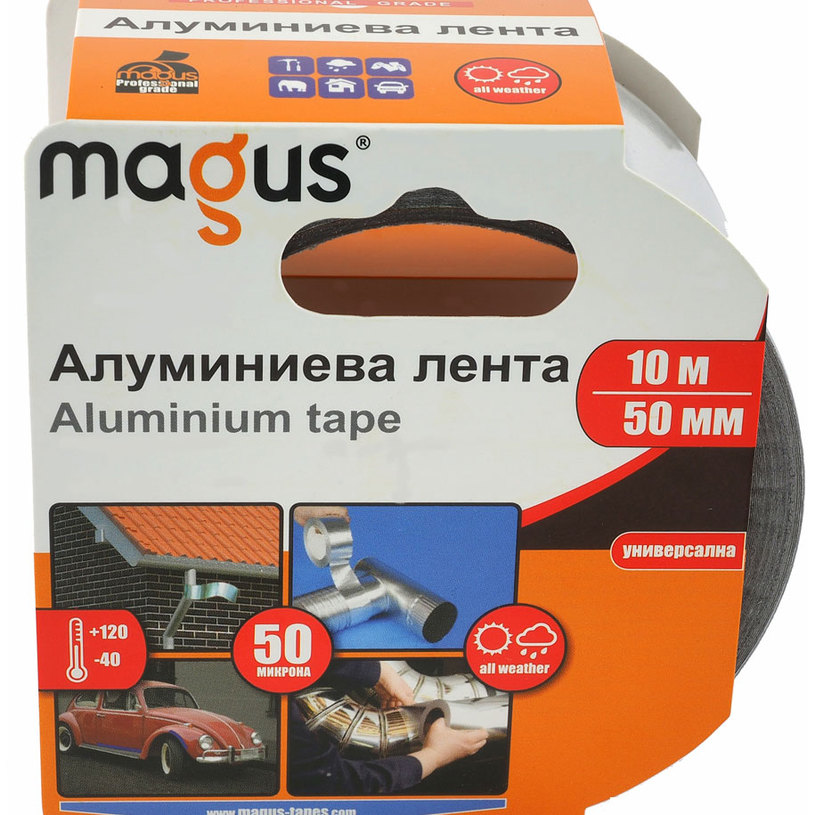 MAGUS АЛУМИНИЕВА ЛЕНТА 10m/50mm MAGUS АЛУМИНИЕВА ЛЕНТА 10m/50mm
