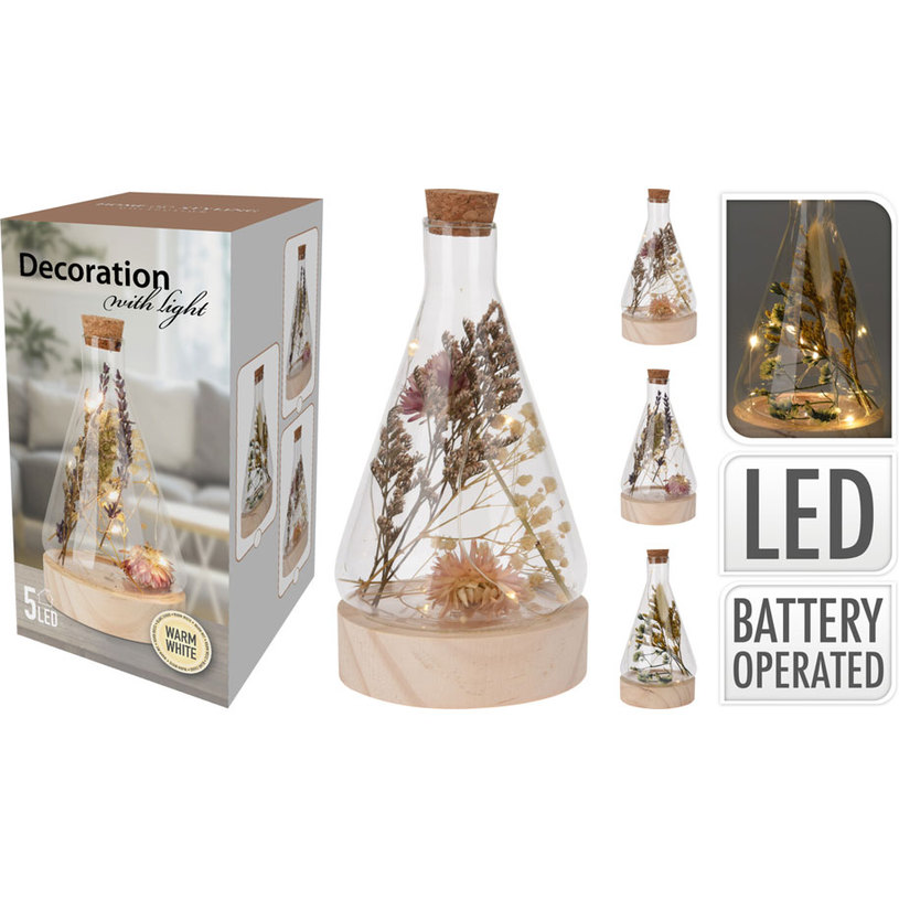 LED ДЕКОРАЦИЯ ИЗКУСТВЕНО ЦВЕТЕ 9x17CM LED ДЕКОРАЦИЯ ИЗКУСТВЕНО ЦВЕТЕ 9x17CM