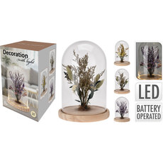 LED ДЕКОРАЦИЯ ИЗКУСТВЕНО ЦВЕТЕ 17x25CM LED ДЕКОРАЦИЯ ИЗКУСТВЕНО ЦВЕТЕ 17x25CM