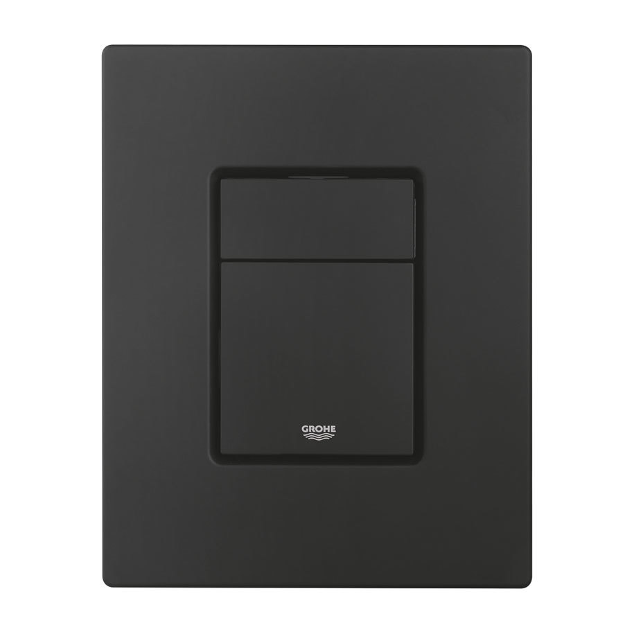 GROHE Even 38966KF0 Dual Flush Plate, Phantom Black