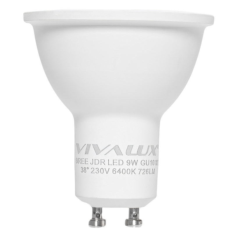 &LED КРУШКА GU10 9W 64K VIVA &LED КРУШКА GU10 9W 64K VIVA