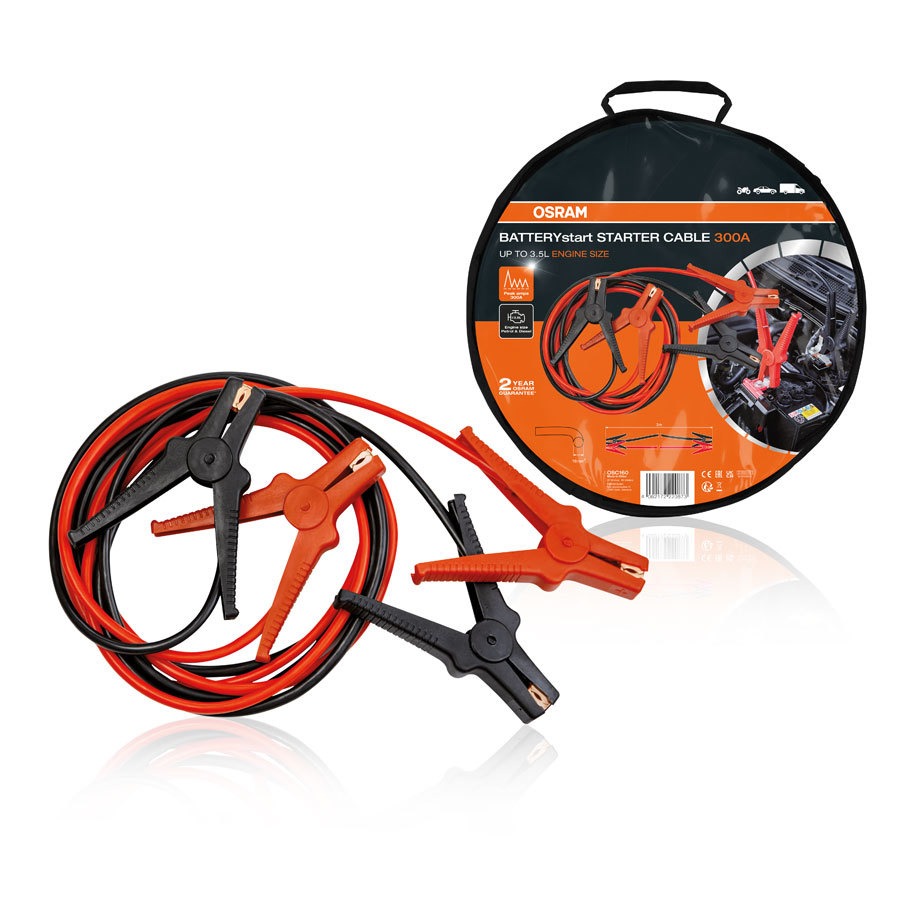 Кабели за стартов ток OSRAM OSC160, 300 A, 3 m, 16 mm²