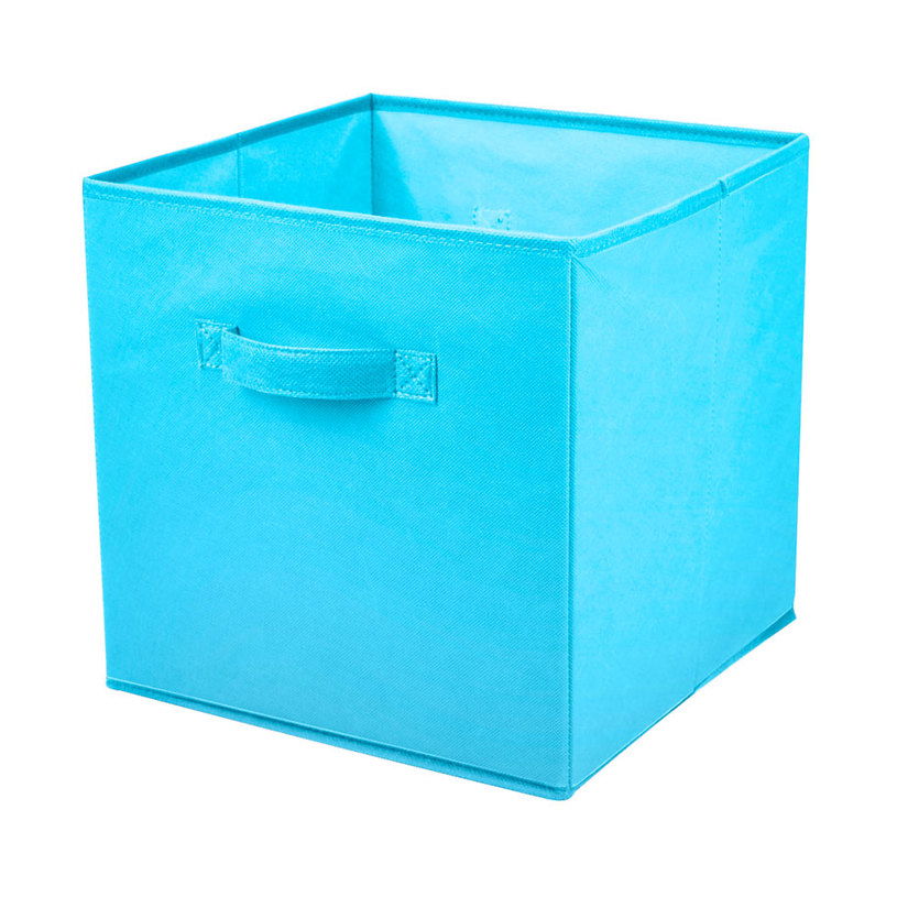 **ТЕКСТИЛНА КУТИЯ 26Х26Х28 СМ СИНЯ **ТЕКСТИЛНА КУТИЯ 26Х26Х28 СМ СИНЯ