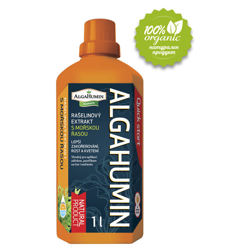 Органичен течен Алгахумин+торф,водорасли