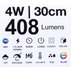LED ЛИНЕЙНО ТЯЛО LEDLINE-P 4W 4K VITO LED ЛИНЕЙНО ТЯЛО LEDLINE-P 4W 4K VITO