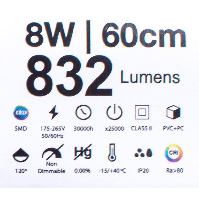 LED ЛИНЕЙНО ТЯЛО LEDLINE-P 8W 6K VITO LED ЛИНЕЙНО ТЯЛО LEDLINE-P 8W 6K VITO