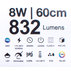LED ЛИНЕЙНО ТЯЛО LEDLINE-P 8W 6K VITO LED ЛИНЕЙНО ТЯЛО LEDLINE-P 8W 6K VITO