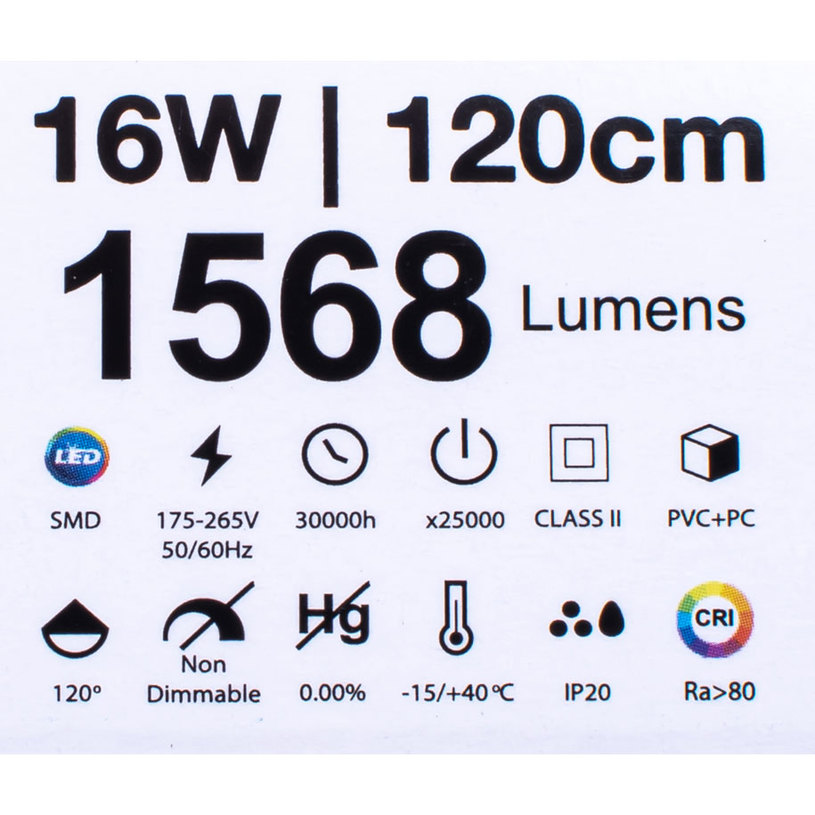 LED ЛИНЕЙНО ТЯЛО LEDLINE-P 16W 6K VITO LED ЛИНЕЙНО ТЯЛО LEDLINE-P 16W 6K VITO