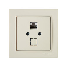 &РОЗЕТКА RJ45 CAT.5E КРЕМ THOR &РОЗЕТКА RJ45 CAT.5E КРЕМ THOR