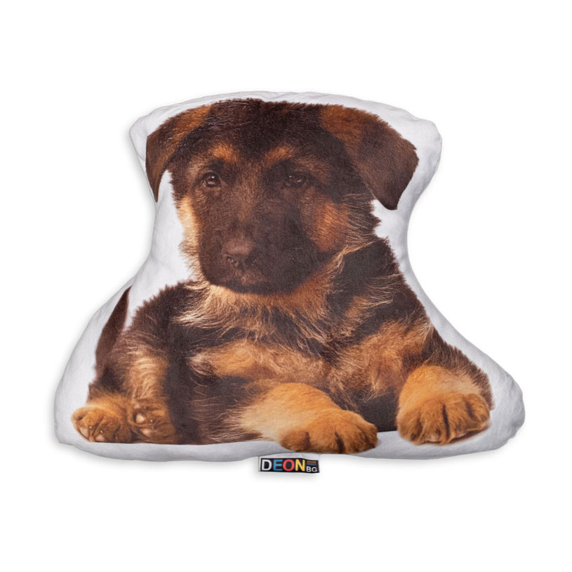 ДЕКО ВЪЗГЛАВНИЦА КУЧЕ НЕМСКА ОВЧАРКА ДЕКО ВЪЗГЛАВНИЦА КУЧЕ НЕМСКА ОВЧАРКА