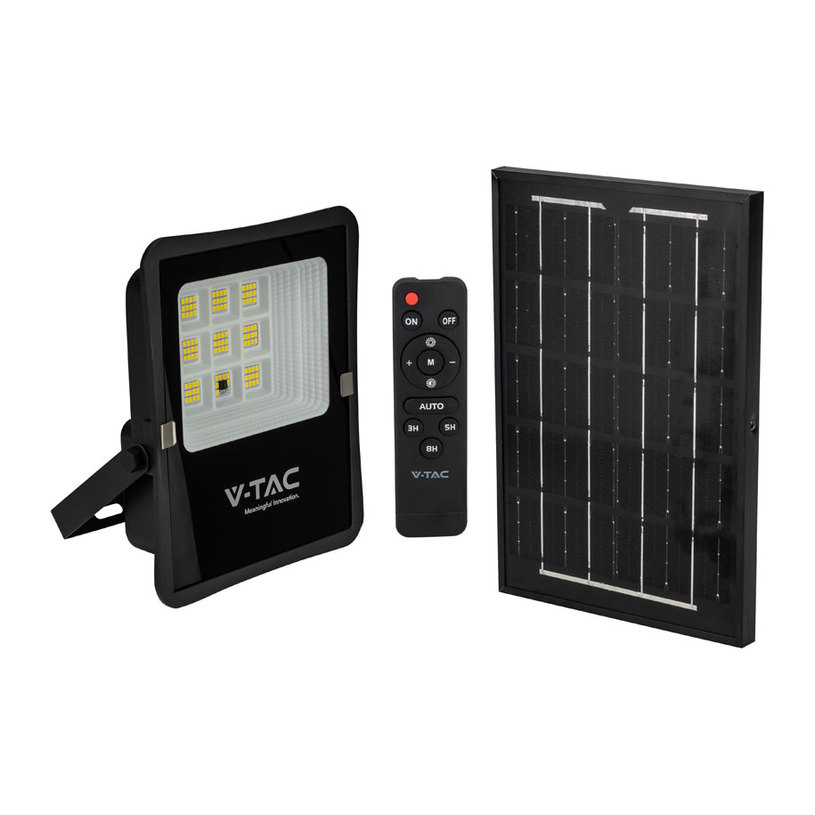 LED СОЛАРЕН ПРОЖЕКТОР 6W 4K 400LM VTAC LED СОЛАРЕН ПРОЖЕКТОР 6W 4K 400LM VTAC