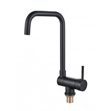 СМЕСИТЕЛ ЗА КУХНЯ СЪС СГЪВАЕМА ЛЕБЕДКА INTER CERAMIC ЧЕРЕН МАТ СМЕСИТЕЛ ЗА КУХНЯ СЪС СГЪВАЕМА ЛЕБЕДКА INTER CERAMIC ЧЕРЕН МАТ