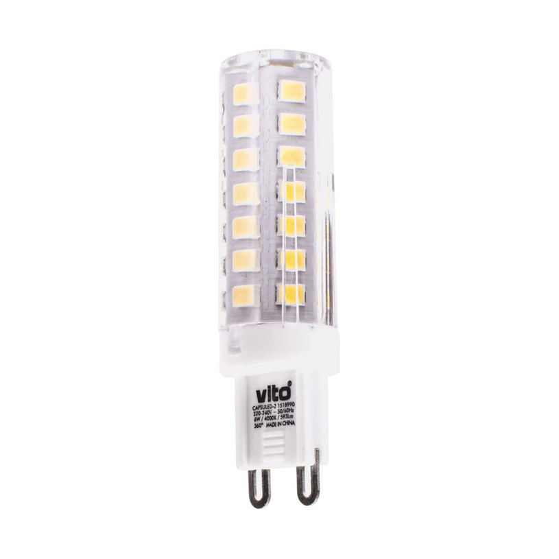 LED КАПСУЛА G9 6W 4K 593LM VITO LED КАПСУЛА G9 6W 4K 593LM VITO
