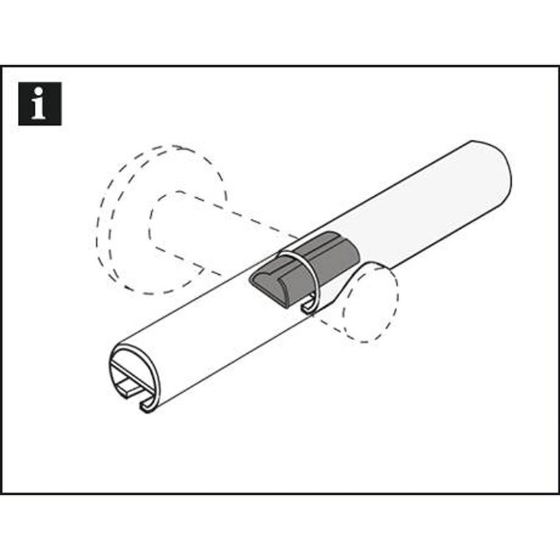 СВРЪЗКА ЗА ПРЪЧКА С ПРОФИЛ 16 ММ СВРЪЗКА ЗА ПРЪЧКА С ПРОФИЛ 16 ММ