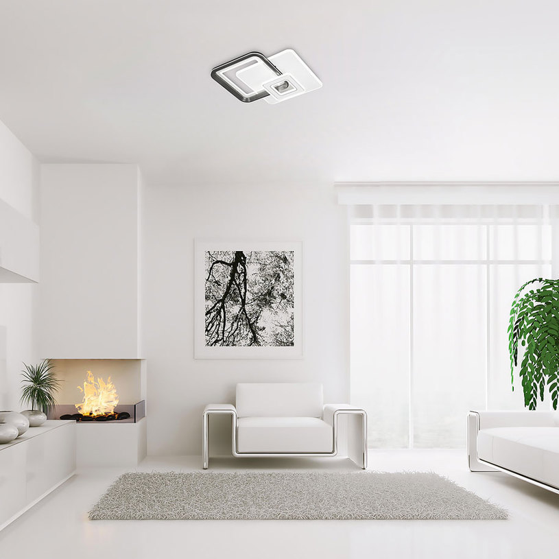 LED ПЛАФОН 48W 3-6K STREGOBOR БЯЛ@ LED ПЛАФОН 48W 3-6K STREGOBOR БЯЛ@