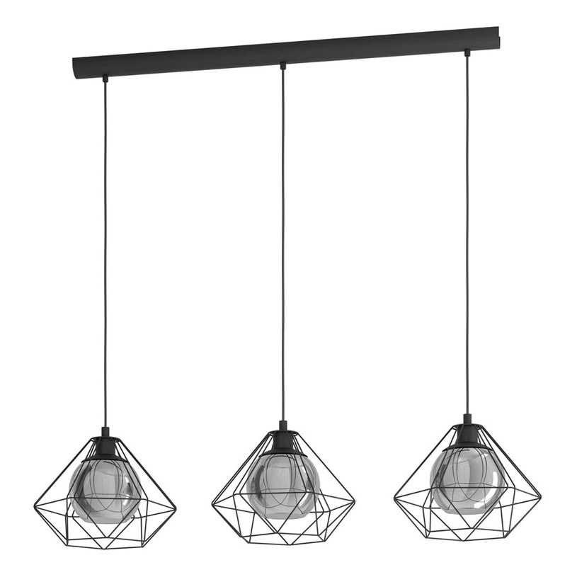 ПЕНДЕЛ 3XE27 ЧЕРЕН VERNHAM EGLO@ ПЕНДЕЛ 3XE27 ЧЕРЕН VERNHAM EGLO@