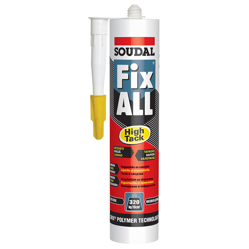 FIX ALL HIGH TACK МОНТАЖНО ЛЕПИЛО 290ml FIX ALL HIGH TACK МОНТАЖНО ЛЕПИЛО 290ml