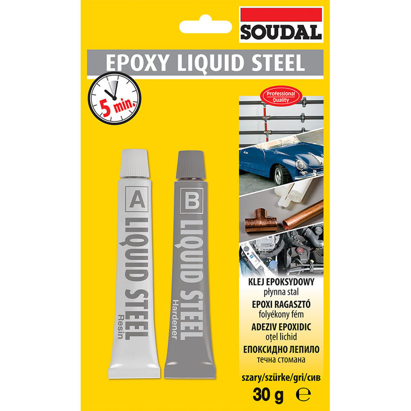 EPOXY ТЕЧНА СТОМАНА МОНТАЖНО ЛЕПИЛО 30 g EPOXY ТЕЧНА СТОМАНА МОНТАЖНО ЛЕПИЛО 30 g