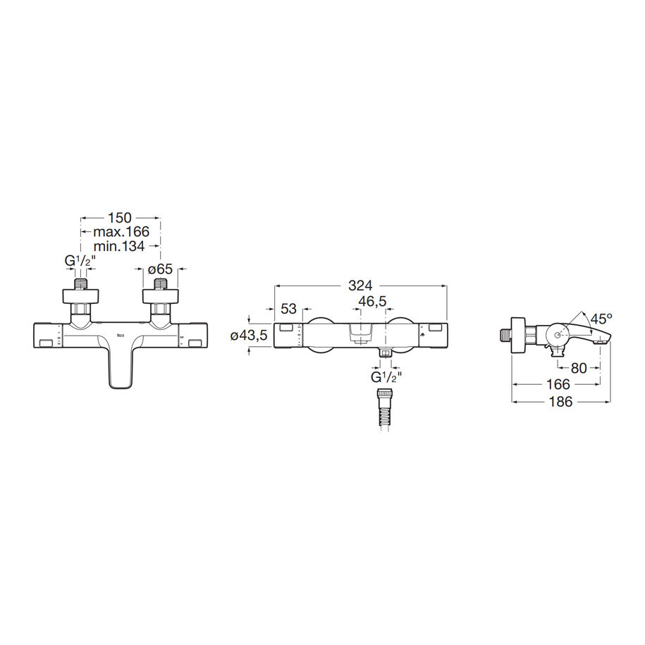 Safety 38º thermostat guards against scalding