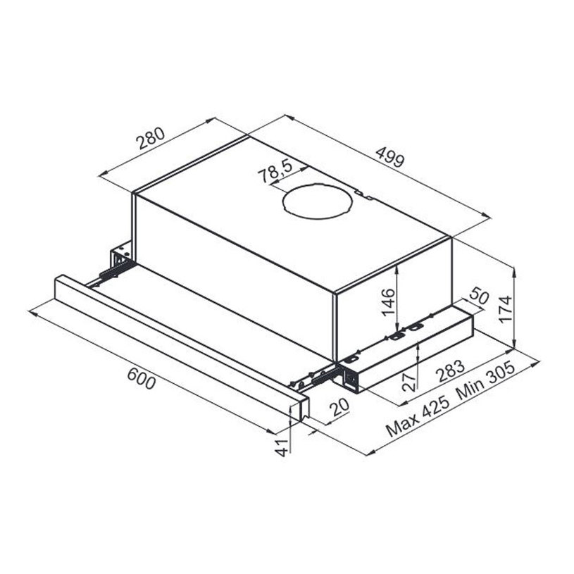 АБСОРБАТОР TESY SL 105 2T 60 BL АБСОРБАТОР TESY SL 105 2T 60 BL