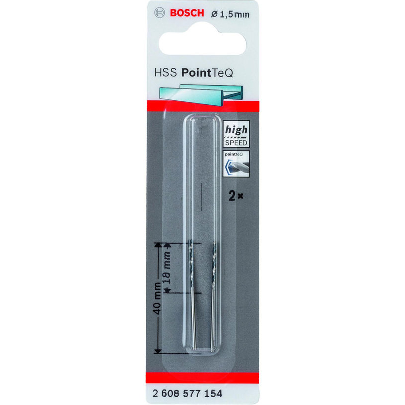 BOSCH СВРЕДЛО HSS ЗА МЕТАЛ POINTEC 1.5MM BOSCH СВРЕДЛО HSS ЗА МЕТАЛ POINTEC 1.5MM