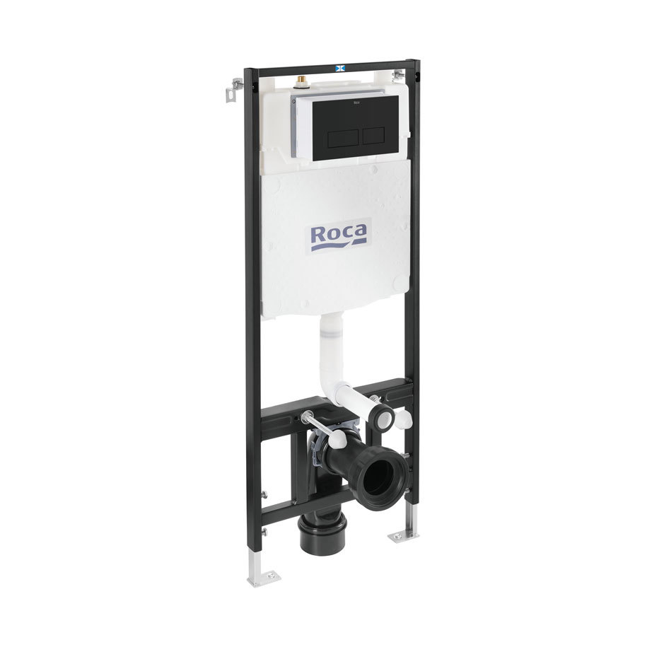 ROCA ACTIVE ONE In-Wall WC Frame with AC4 Dual Flush Plate, 6 L, 500x1200 mm