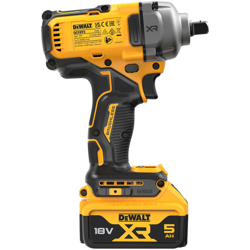 DEWALT АК. БЕЗЧ. УД. ГАЙКОВЕРТ DCF892P2T DEWALT АК. БЕЗЧ. УД. ГАЙКОВЕРТ DCF892P2T