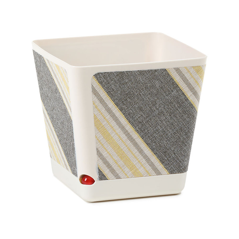 КАШПА KORA 18X18CM сив-крем 14-11 КАШПА KORA 18X18CM сив-крем 14-11