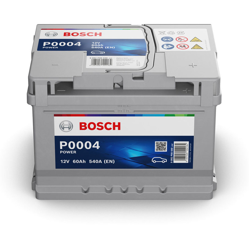 BOSCH POWER 60AH АКУМУЛАТОР 540A P00040 BOSCH POWER 60AH АКУМУЛАТОР 540A P00040
