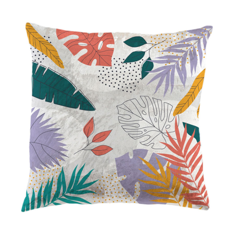 **ДЕКОРАТИВНА ВЪЗГЛАВНИЦА ЛИСТА 20 45Х45 **ДЕКОРАТИВНА ВЪЗГЛАВНИЦА ЛИСТА 20 45Х45