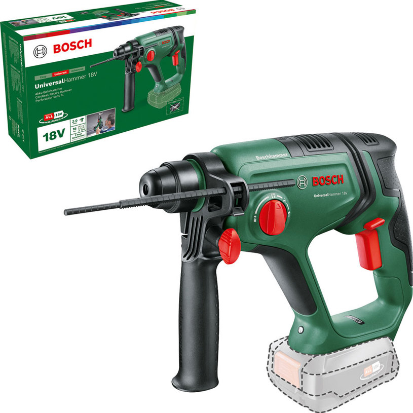 BOSCH АК.ПЕРФ.UNIVERSALHAMMER 18V SOLO BOSCH АК.ПЕРФ.UNIVERSALHAMMER 18V SOLO