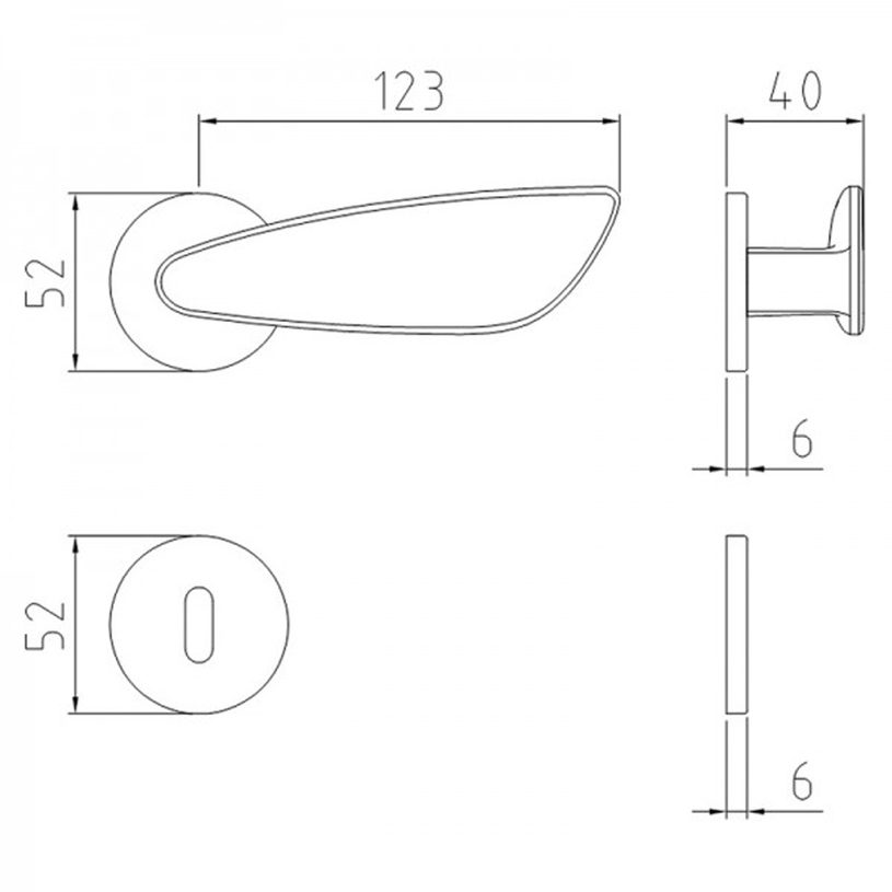 ДРТЖКА FARFALLA P-КА ЗА ОБ.КЛЮЧ,САТ ХРОМ ДРТЖКА FARFALLA P-КА ЗА ОБ.КЛЮЧ,САТ ХРОМ