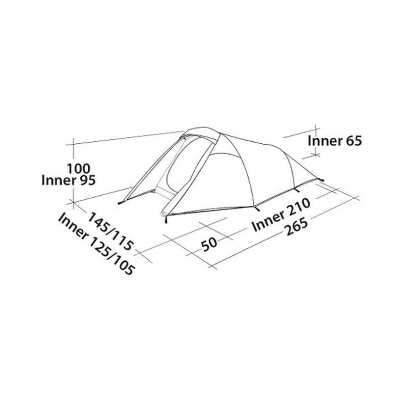 ПАЛАТКА ЗА ДВАМА ENERGY 200 COMPACT ПАЛАТКА ЗА ДВАМА ENERGY 200 COMPACT