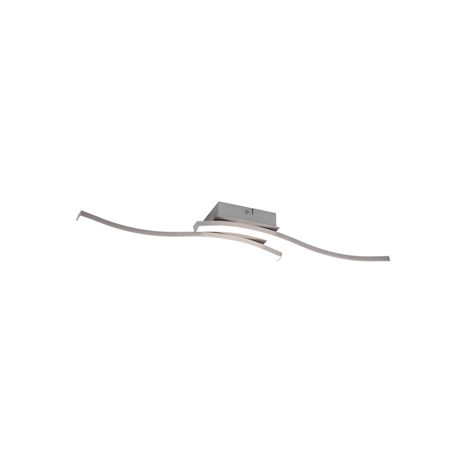 LED плафон REALITY ROUTE 2x5W 4000K, никел, 56 см