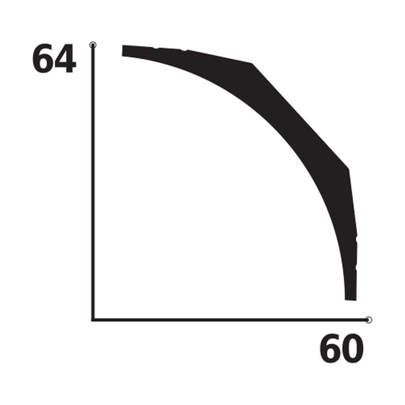 #HDPS LED КОРНИЗ DECOLUX 6.4Х6 CM/2 M #HDPS LED КОРНИЗ DECOLUX 6.4Х6 CM/2 M
