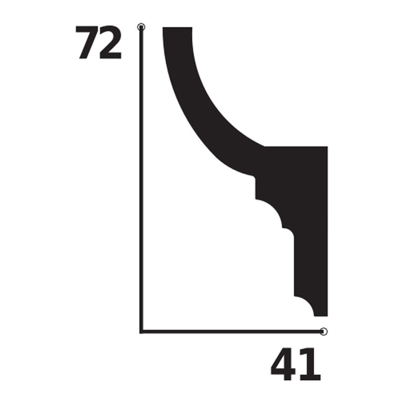 HDPS LED КОРНИЗ DECOLUX 7.2Х4.1 CM/2 M HDPS LED КОРНИЗ DECOLUX 7.2Х4.1 CM/2 M