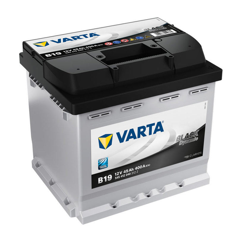 VARTA BLACK DYNAMIC 45AH АКУМУЛАТОР 400A VARTA BLACK DYNAMIC 45AH АКУМУЛАТОР 400A