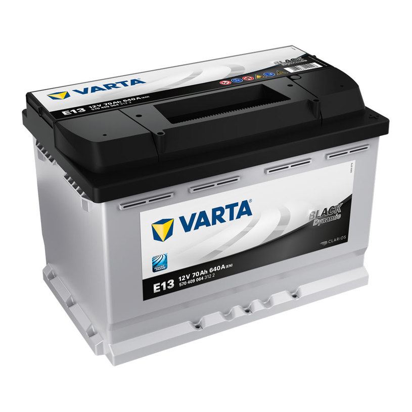 VARTA BLACK DYNAMIC 70AH АКУМУЛАТОР 640A VARTA BLACK DYNAMIC 70AH АКУМУЛАТОР 640A