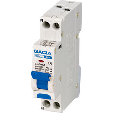 КОМБИНИРАН ПРЕКЪСВАЧ С ДЕФЕКТНОТОКОВА ЗАЩИТА 1P+N 10A GACIA 30MA КОМБИНИРАН ПРЕКЪСВАЧ С ДЕФЕКТНОТОКОВА ЗАЩИТА 1P+N 10A GACIA 30MA
