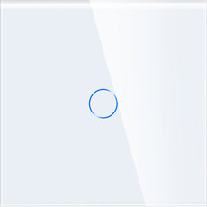 СТЪКЛЕН ПАНЕЛ ЗА ЕДИНИЧЕН И ДЕВИАТОРЕН КЛЮЧ БЯЛ LUXON СТЪКЛЕН ПАНЕЛ ЗА ЕДИНИЧЕН И ДЕВИАТОРЕН КЛЮЧ БЯЛ LUXON