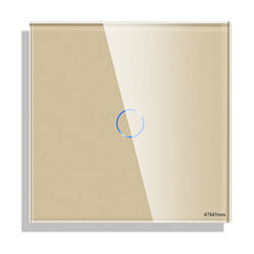 СТЪКЛЕН ПАНЕЛ МАЛЪК ЗА ЕДИНИЧЕН И ДЕВИАТОР КЛЮЧ ЗЛАТО LUXON СТЪКЛЕН ПАНЕЛ МАЛЪК ЗА ЕДИНИЧЕН И ДЕВИАТОР КЛЮЧ ЗЛАТО LUXON