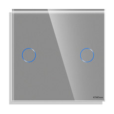 СТЪКЛЕН ПАНЕЛ МАЛЪК ЗА ДВОЕН КЛЮЧ СИВ LUXON СТЪКЛЕН ПАНЕЛ МАЛЪК ЗА ДВОЕН КЛЮЧ СИВ LUXON