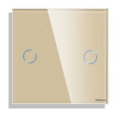 СТЪКЛЕН ПАНЕЛ МАЛЪК ЗА ДВОЕН КЛЮЧ ЗЛАТО LUXON СТЪКЛЕН ПАНЕЛ МАЛЪК ЗА ДВОЕН КЛЮЧ ЗЛАТО LUXON