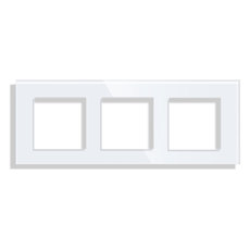 РАМКА ТРОЙНА СТЪКЛО БЯЛ LUXON РАМКА ТРОЙНА СТЪКЛО БЯЛ LUXON