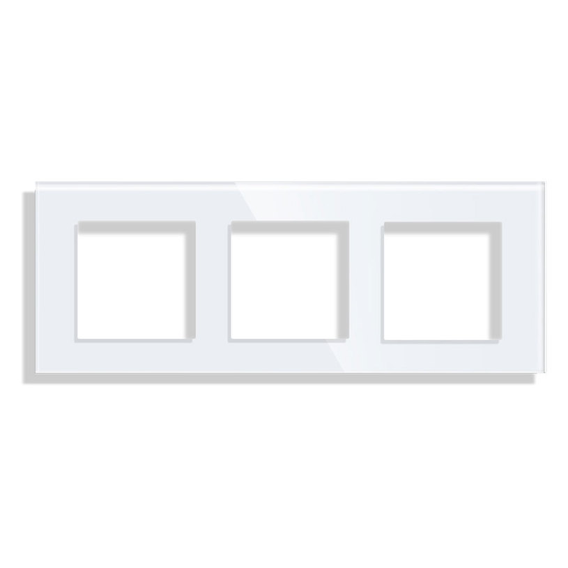 РАМКА ТРОЙНА СТЪКЛО БЯЛ LUXON РАМКА ТРОЙНА СТЪКЛО БЯЛ LUXON