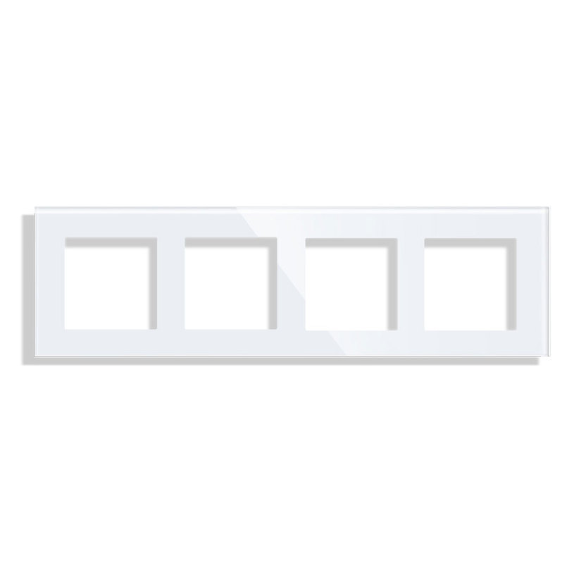 РАМКА ЧЕТВОРНА СТЪКЛО БЯЛ LUXON РАМКА ЧЕТВОРНА СТЪКЛО БЯЛ LUXON