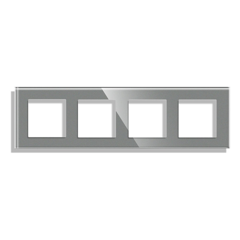 РАМКА ЧЕТВОРНА СТЪКЛО СИВ LUXON РАМКА ЧЕТВОРНА СТЪКЛО СИВ LUXON