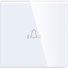 СТЪКЛЕН ПАНЕЛ ЗА СЕНЗОРЕН БУТОН БЯЛ LUXON СТЪКЛЕН ПАНЕЛ ЗА СЕНЗОРЕН БУТОН БЯЛ LUXON